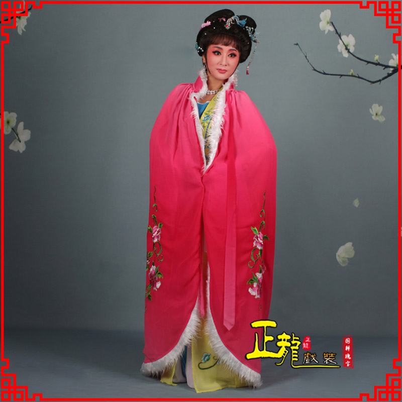 永靖小花旦绣花斗篷 花旦披风